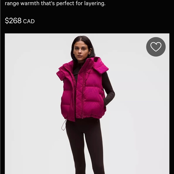 Red Puffer Vest - Picture 5 of 8